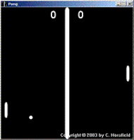 Pong screenshot